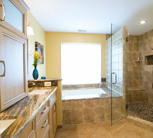 Варианты стеклоблоков для квартиры