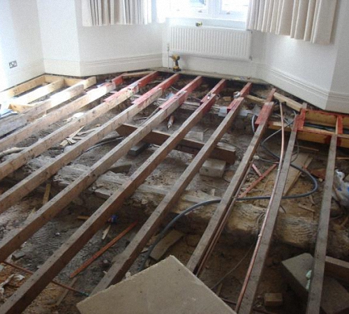 Замена пола своими руками