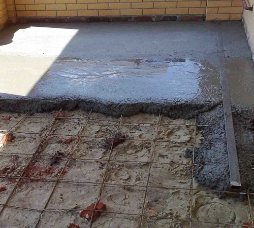 Тепло- и гидроизоляция бетонного пола по грунту