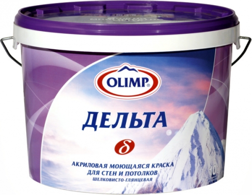 Глянцевая акриловая краска для стен