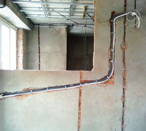 Некоторые правила штробления в бетонной стене