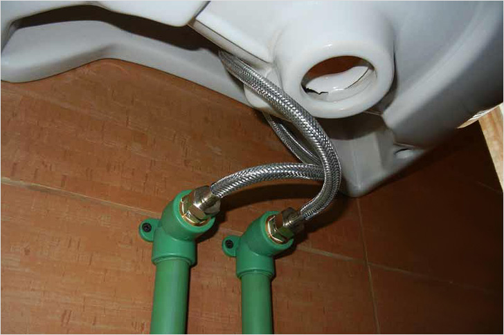 Подключение смесителя