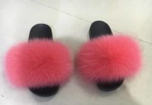 Меховые шлепанцы – новый модный аксессуар