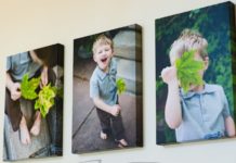 Как выглядит фото на холсте