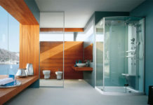 Стеклянные душевые кабинки в дизайне современной ванной комнаты