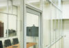 Разграничение пространства стеклянными перегородками