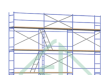 Леса строительные рамные ЛРСП 40