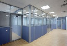 Форма и внешний вид торговых перегородок для магазинов