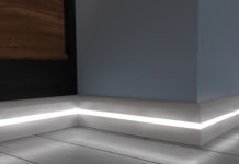 Виды напольных плинтусов