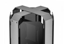 Корпус Azza Opus 809 можно устанавливать вертикально или горизонтально