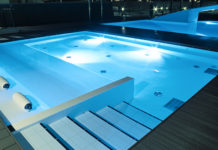 Подводное освещение и звук