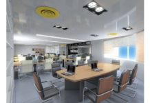 Яркие оттенки в дизайне офисов: что выбирать