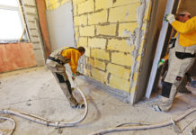 Механическая штукатурка: этапы работы