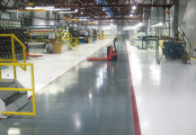 Метилметакрилатные полы: области использования