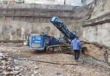 Устройство шпунтового ограждения: погружение шпунтов Ларсена