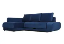 Синий угловой диван: уют и стильность в вашей гостиной